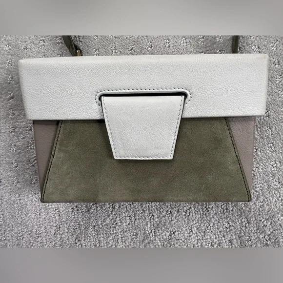 Yuzefi sude trim leather shoulder or waist bag - Picture 5 of 7